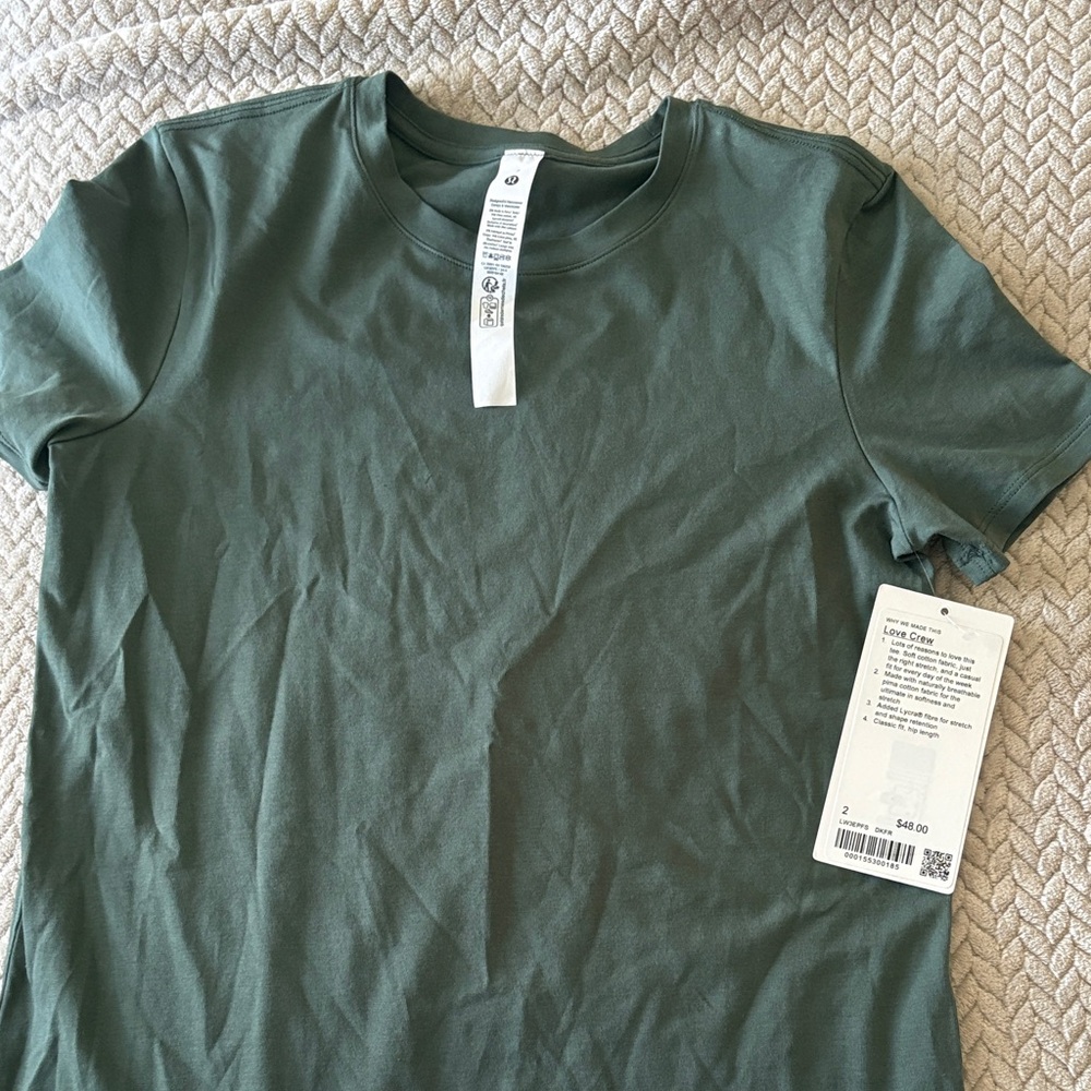 Lululemon Athletica Forest Green Tee